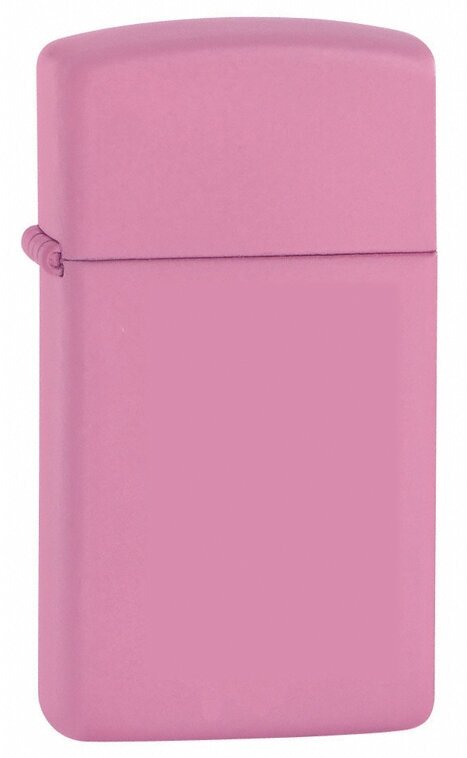 ZIPPO Slim® с покрытием Pink Matte, латунь/сталь, розовая, матовая, 29x10x60 мм - фотография № 12