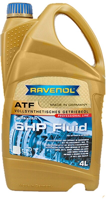 Трансмиссионное масло RAVENOL ATF 6HP Fluid 4л