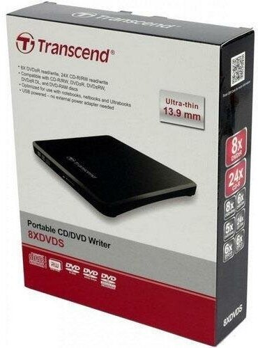 Оптический привод Transcend TS8XDVDS-K Black