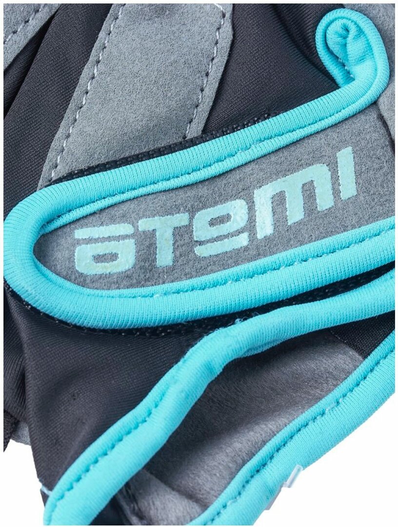 Перчатки для фитнеса Atemi, черно-серые размер XL