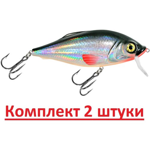 фото Воблер aqua язь 110mm, цвет 023 (плотва), 2 штуки