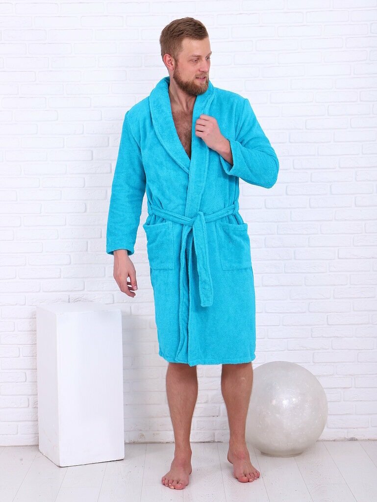 Халат мужской махровый, халат банный, домашний халат - фотография № 5