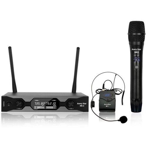 Вокальная радиосистема AveryStar MK-II HG - ручной радиомикрофонголовная гарнитура 860000₽