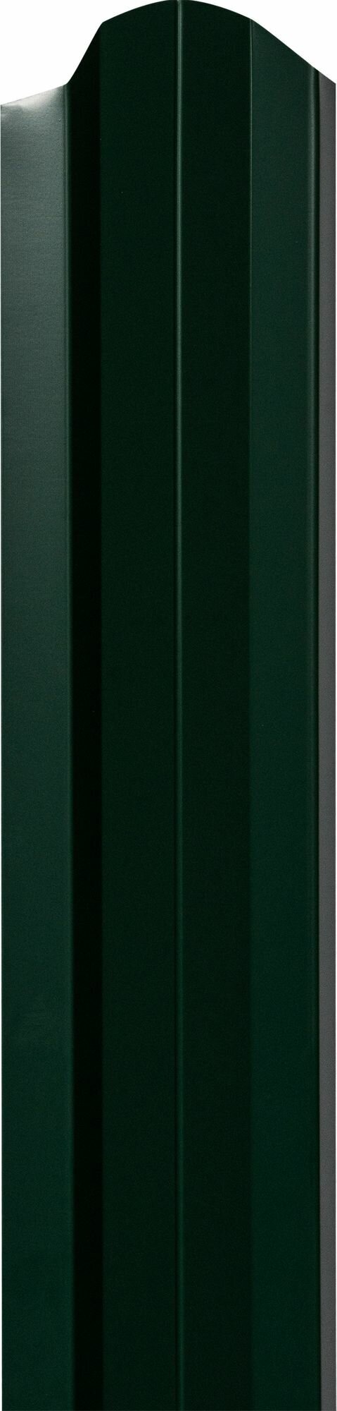 Штакетник СТ-М 100мм 1.5 м двухсторонний зеленый - фотография № 1