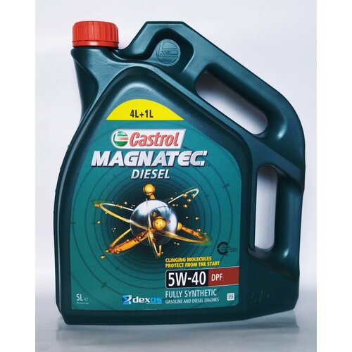 Моторное масло Castrol Magnatec Diesel 5W-40 DPF, 5 л