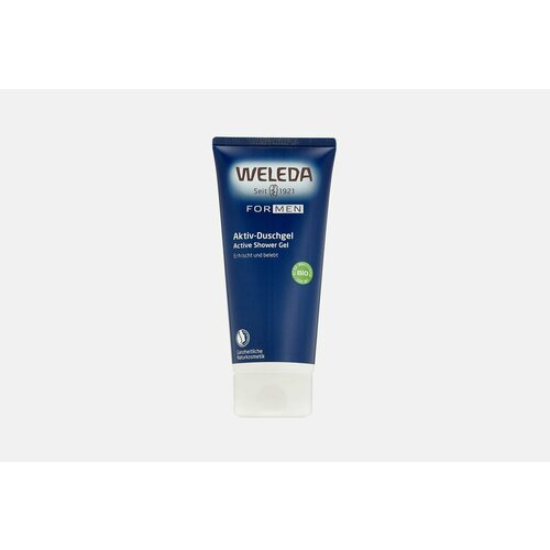 Гель для душа Weleda active gel for men weleda мужской гель для душа 200 мл