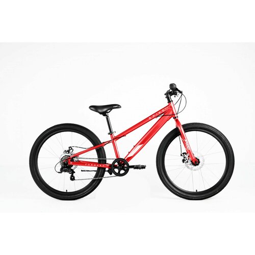 Велосипед FORWARD SPIKE D 24 рост. 11 2023, красный/белый