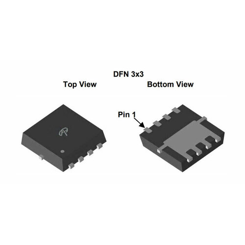 Микросхема AON7402 N-Channel MOSFET 30V 39A DFN3x3EP микросхема aon7402 n channel mosfet 30v 39a dfn3x3ep