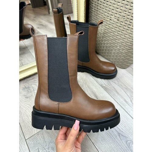 фото Ботинки , размер 41, коричневый alessandro di nero | camidy