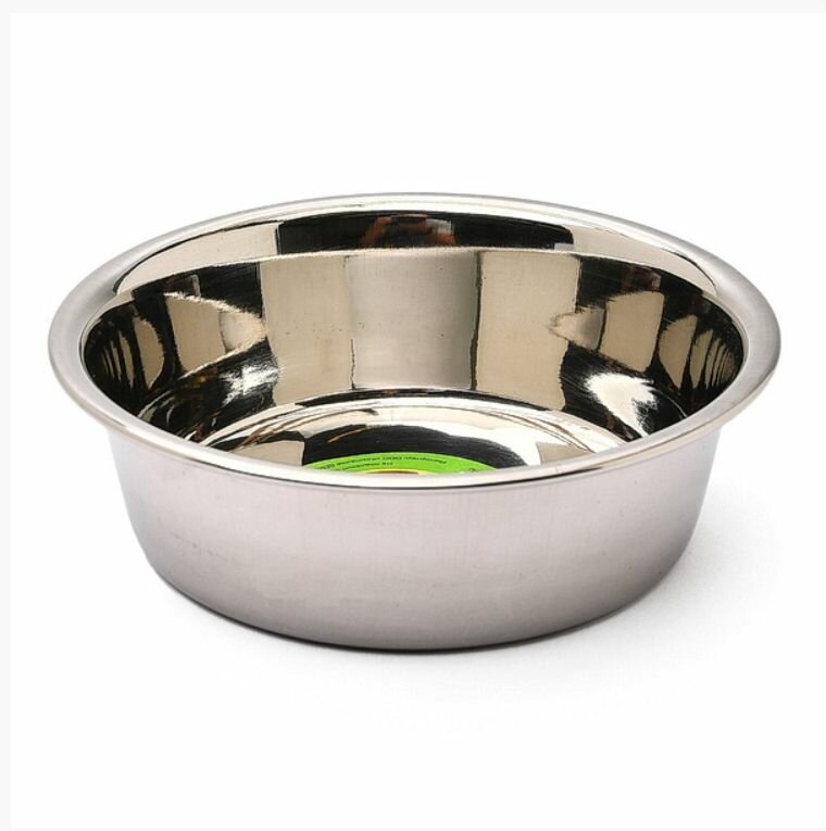 фото Ankur миска металлическая ребристая вакуумное крепление, 800 мл