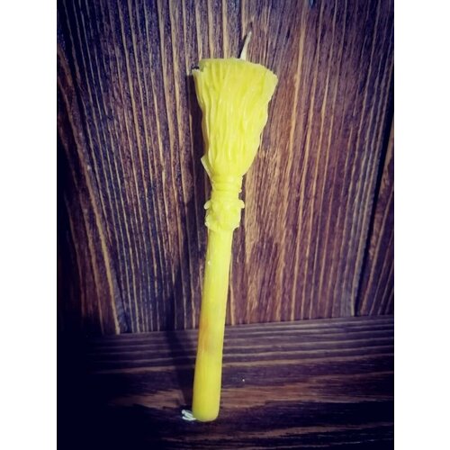 Метла, Свеча Восковая для очищения, Хэллоуин