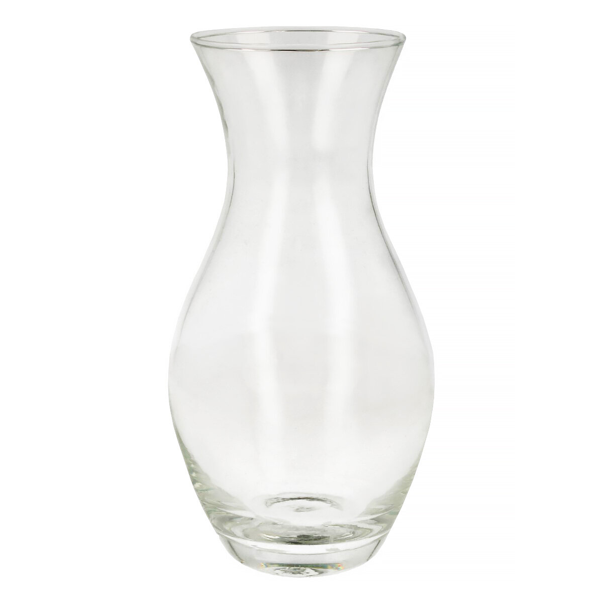 Эвис Ваза Весна из стекла, заготовка для декора, диаметр 9 см, высота 18 см, модель 2587