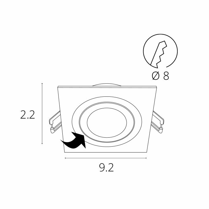 Светильник Arte Lamp TARF A2168PL-2BK - фото №6