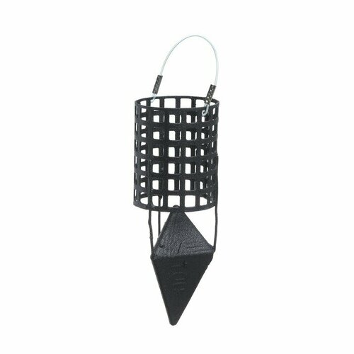 фото Груз-кормушка металлическая x-feeder me bullet 4k m perfo, цвет matt black, 100 г, 35 мл