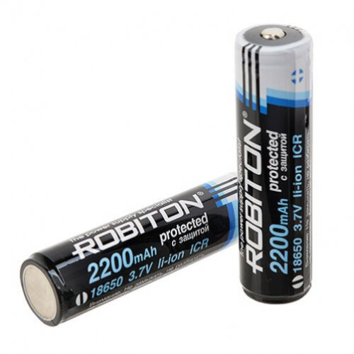 Аккумулятор Robiton 18650 2200 mAh с защитой