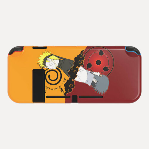 Изображение товара Защитный чехол с подставкой на Nintendo Switch, Наруто желтый/красный