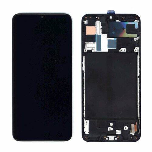 Дисплей для Samsung Galaxy A70 SM-A705F (TFT) черный с рамкой original sm a705f display for samsung galaxy a70 2019 lcd with frame 6 7 sm a705fn a705 a705g lcd touch screen display