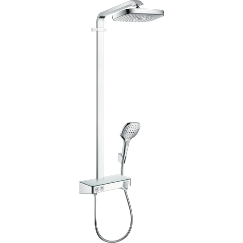 душевая система hansgrohe raindance select e 27112000 хром Душевая колонна Hansgrohe Raindance Select Showerpipe E 300 2jet 27126000