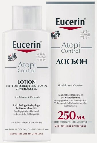 Изображение товара EUCERIN Лосьон для тела для взрослых, детей и младенцев 250 мл