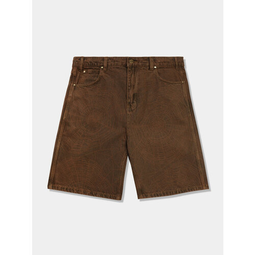 фото Шорты butter goods web denim, размер 32, коричневый