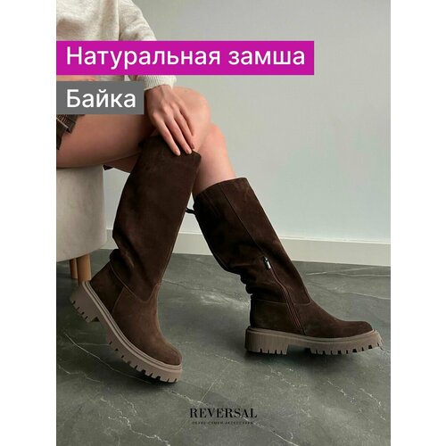 фото Сапоги reversal 122451-4, полнота f, размер 38, коричневый