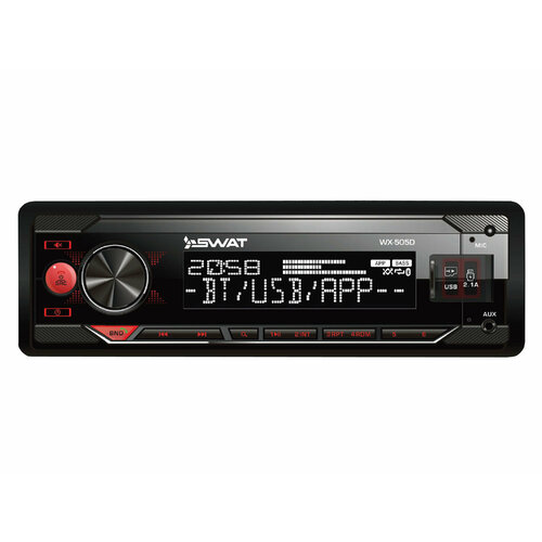 фото Swat wx-505d автомагнитола со встроенным процессором и bluetooth