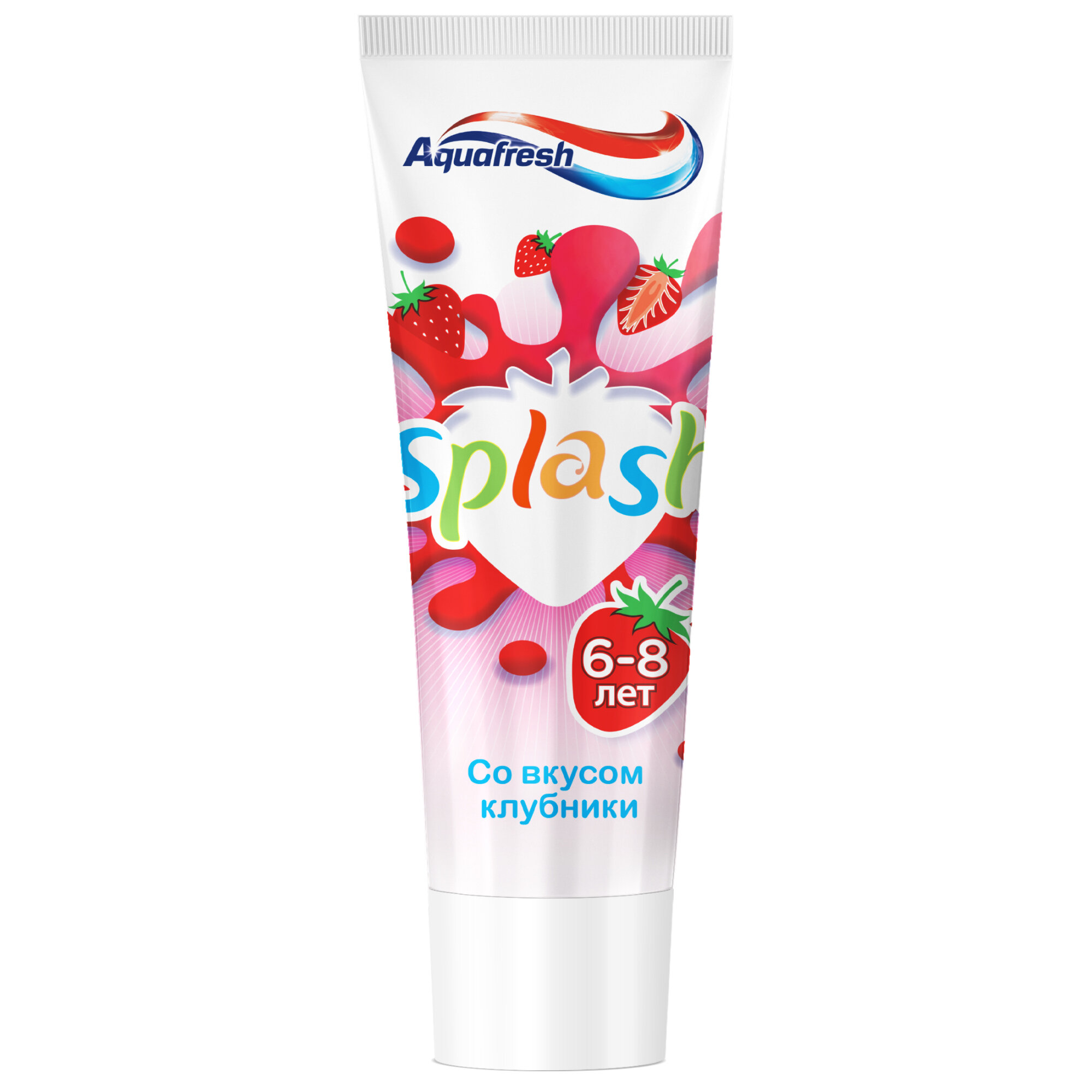 Изображение Aquafresh Аквафреш Splash, детская зубная паста со вкусом клубники, 50 мл 2 шт