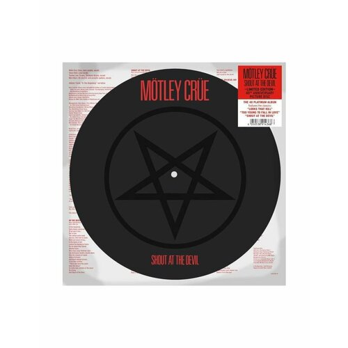 Виниловая пластинка Motley Crue, Shout At The Devil (picture) (4050538914368) motley crue виниловая пластинка motley crue too fast for love