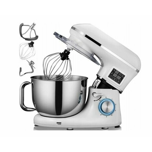 Планетарный кухонный комбайн с подогревом чаши KERCH MyChef HOT 2500 Вт белый 3125900₽