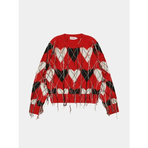 фото Свитер charles jeffrey loverboy loverboy guddle jumper, размер s, красный