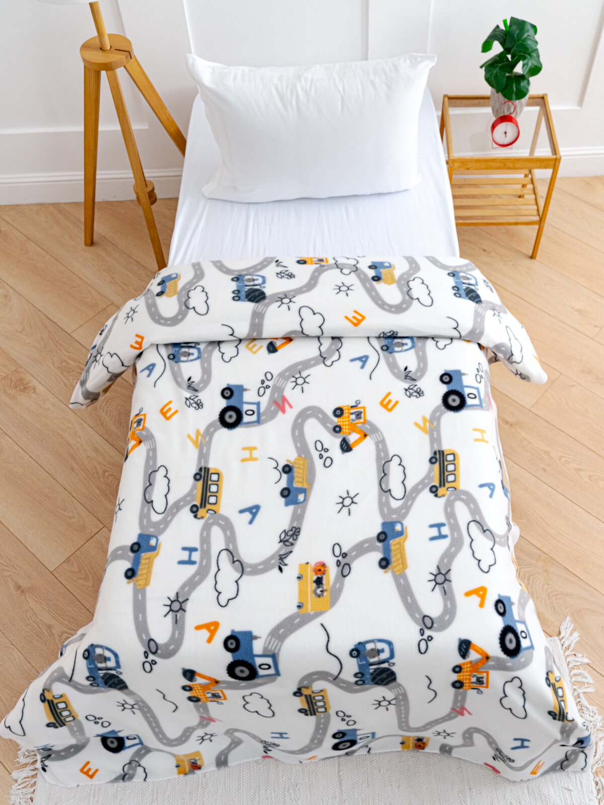 Плед 150х200 флисовый Павлинка Техника — фото 1