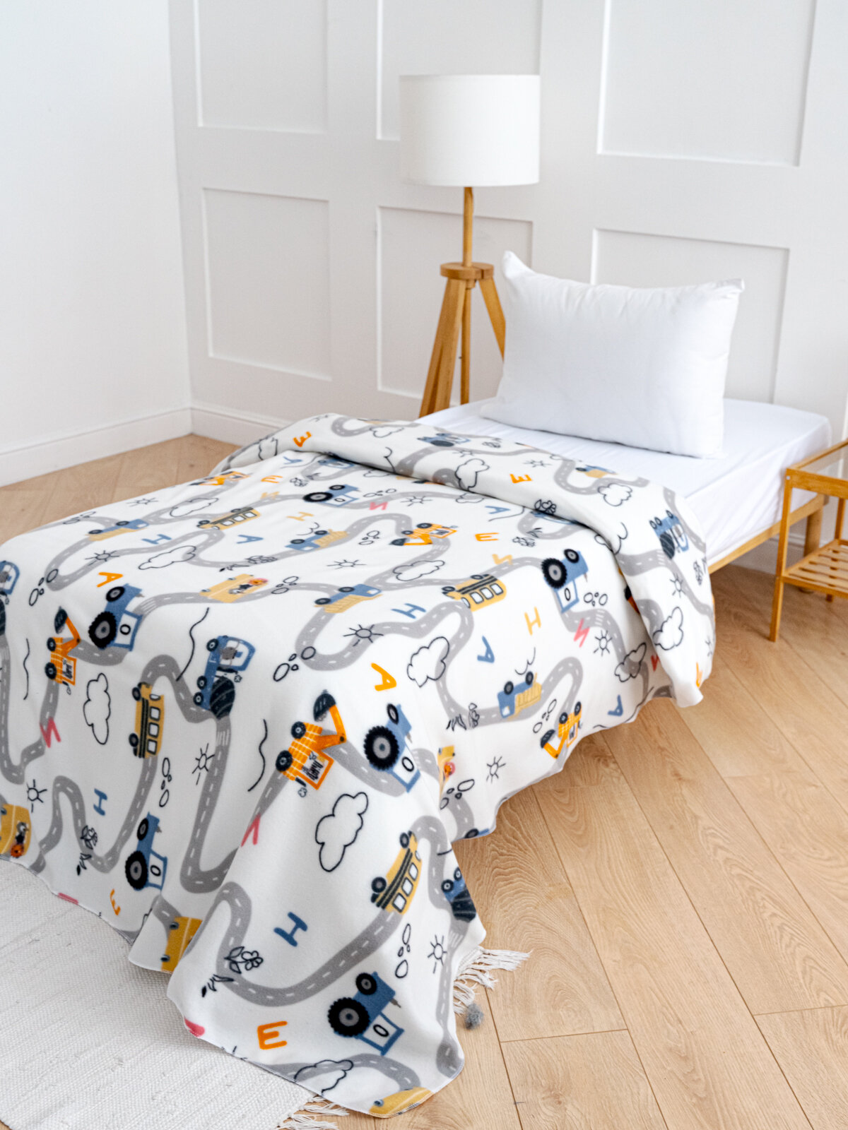 Плед 150х200 флисовый Павлинка Техника — фото 1