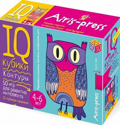 *Игр(Айрис) IQ-Кубики Контуры 50 игр д/развития интеллекта