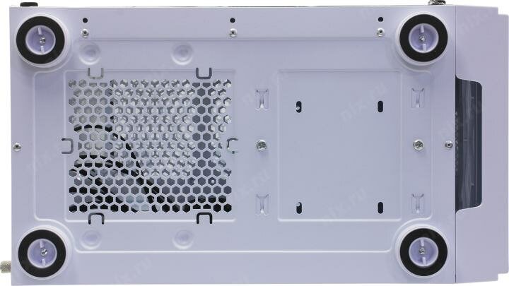 Корпус mATX 1STPLAYER белый, без БП, боковая и передняя панель из закаленного стекла, USB 3.0, 2*USB 2.0, audio - фото №9