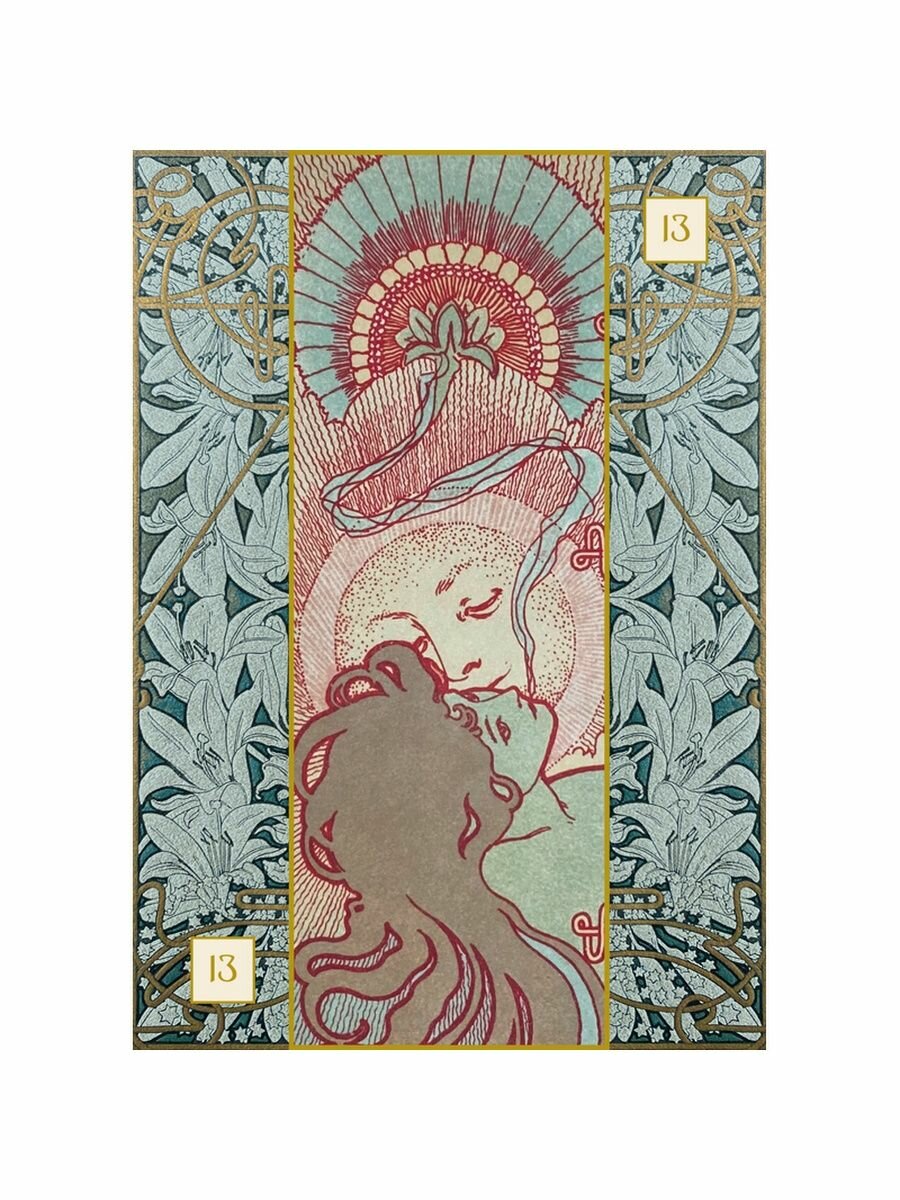 Оракул Альфонс Мария Муха. Колода с инструкцией. 36 карт - фото №5