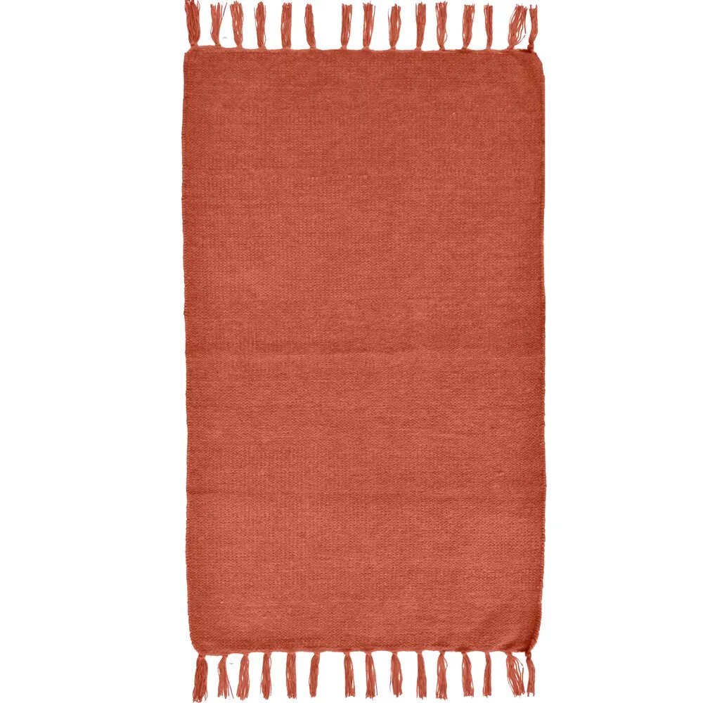 Коврик декоративный хлопок Inspire Manoa 50x80 см цвет оранжевый