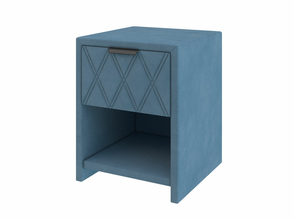 фото PROxSON Тумба Side (Ткань: Велюр Monopoly Прованский синий (792)) 44x45