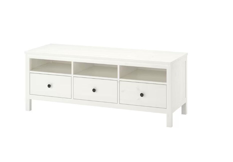 Тумба под ТВ Хемнэс Hemnes/ Кымор, белая, 183х47см