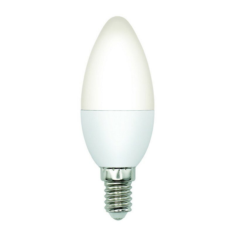 Лампы светодиодные Volpe LED-C37-6W/3000K/E14/FR/SLS, цена за 1 шт