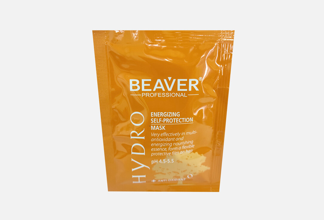 Восстанавливающая маска для волос Beaver, ENERGIZING SELF-PROTECTION 30мл