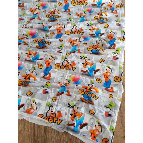 Ткань для шитья и рукоделия, Кулирка с лайкрой Гуффи, отрез 100х180см