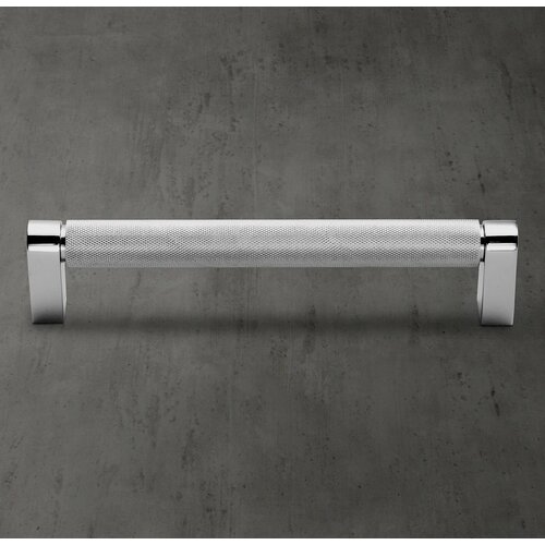 Ручка-скоба Restoration Hardware Lambeth Knurled Lambeth Knurled L.15.2 Polished Chrome 24170017 CHR