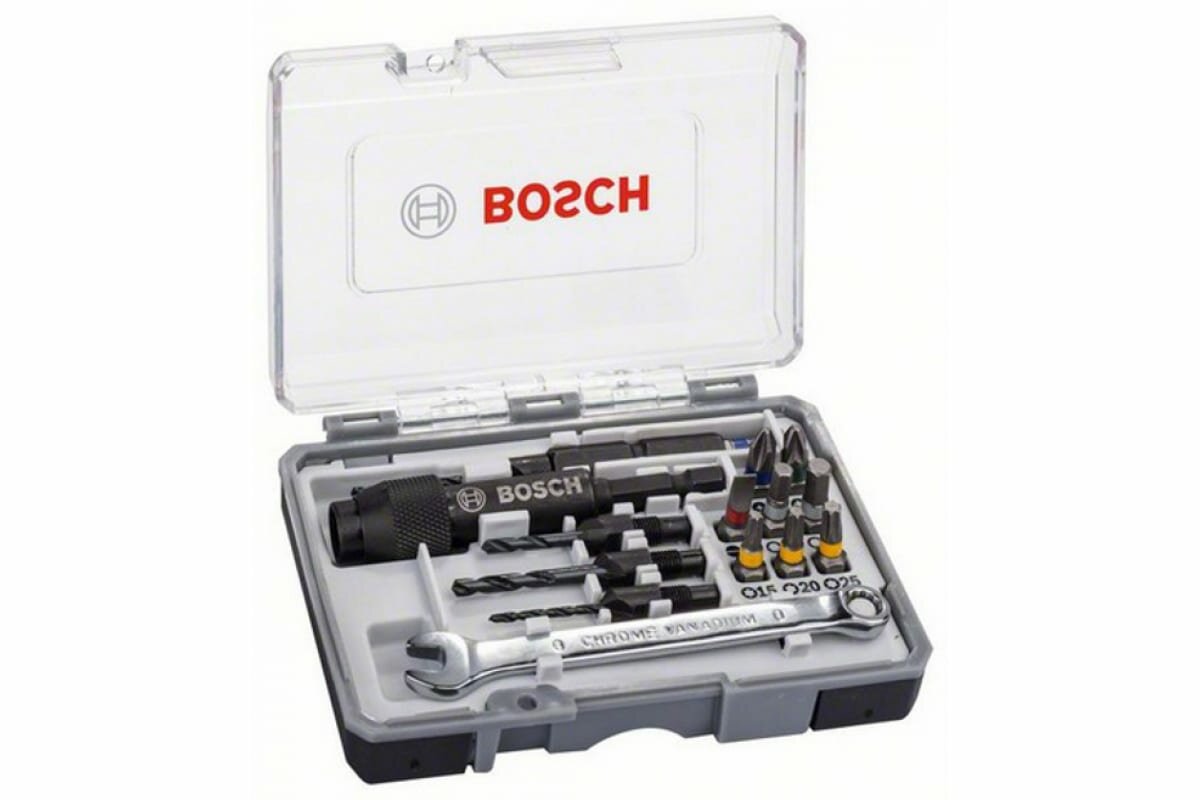 Набор бит Bosch Drill-Drive, прямой, 20шт 2607002786