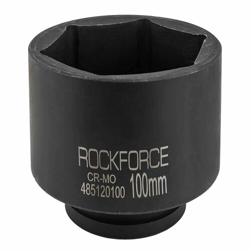 Головка ударная глубокая 1', 100мм (6гр) RockForce RF-485120100 головка ударная 1 39мм 6гр rockforce rf 48539