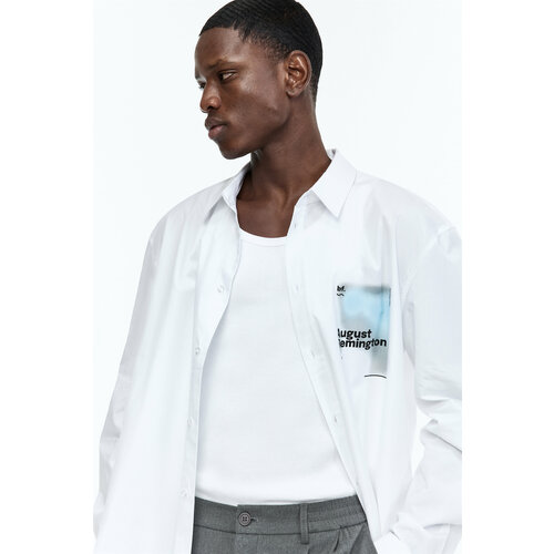 фото Рубашка befree, размер s, белый