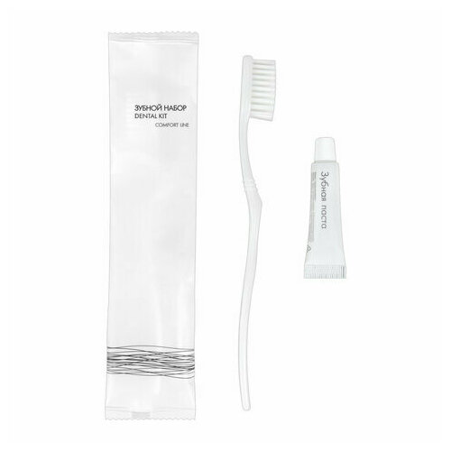 Зубной набор комплект 300 шт COMFORT LINE зубная щётка зубная паста 5 г саше флоупак 20004061 9967₽