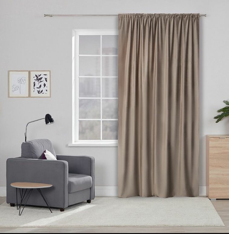 фото Штора на ленте ESTUDI BLANCO Josette 180х280 см