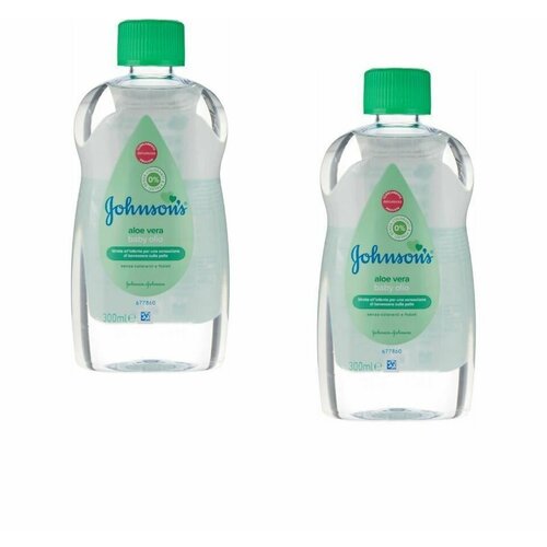 Johnsons Baby Масло косметическое детское с алоэ 300 мл 2 шт 1638₽