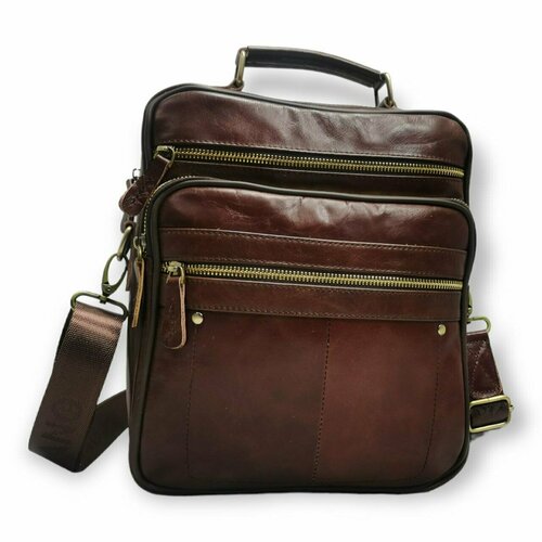 фото Сумка планшет tay-b-307-brown, фактура гладкая, коричневый taybr