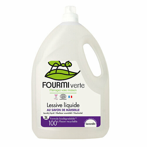Fourmi Verte, Средство жидкое для стирки, 3000 мл
